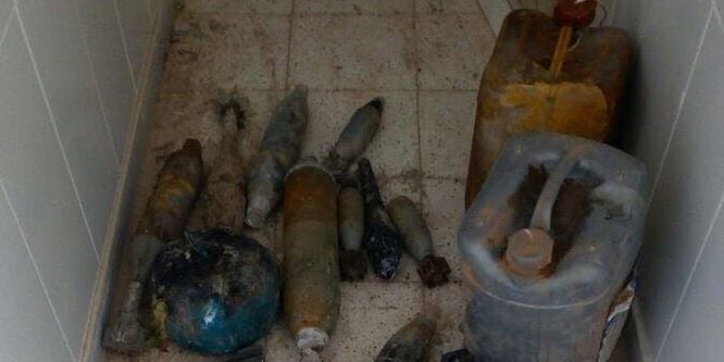 Nusaybin’de patlayıcı ve mühimmat ele geçirildi